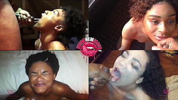 Bi-racial cummies get blown in HD compilation