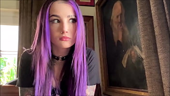 Step sister's unexpected unload on Stepbrother's man-meat in family therapy session