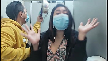 A Filipino couple's scandalous tryst in a gender-neutral rest room