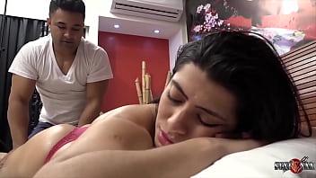 A massagist engages in sexual activity with an charming private following an arousing massage session