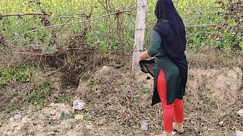 Desi educator and school damsel indulge in outdoor cooter slurping and fuckin'