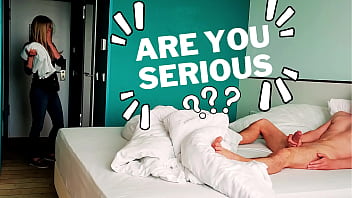 Caught in the act: Hotel maid's surprise appointment with my public getting off