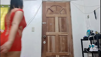 A Filipino delivery stud was taken aback by my attire, then seduced and vigorously romped me with ass-fuck sex, resulting in a inward climax