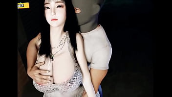 A young Chinese nymph gets plundered by a bandit in a Anime porn Three dimensional video
