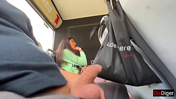 A chance meeting led to a arm job and oral job on a crowded bus