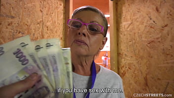 Mature tutor from CzechStreets indulges in gargle and jizz load with college lady