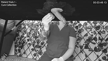 First-timer hand-job leads to baby batter extraction in medical footage