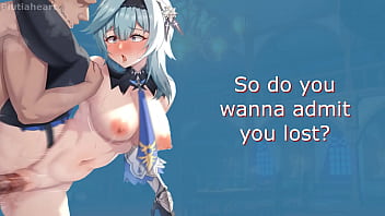 Eula's stringent lesson in hentai JOI for anime aficionados