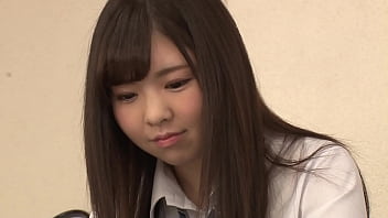 Japanese nubile experiences multiple orgasms while milking and receiving a vaginal cum-shot