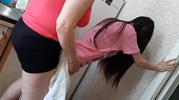 I had a risky date with the maid in the kitchen amidst my parents