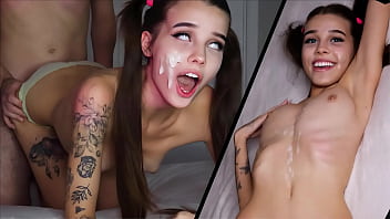 A obedient college female gets roughed up in a cumdumpster